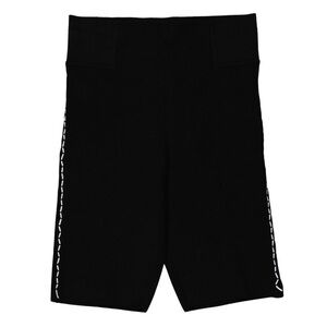 NWT OFF-WHITE BLACK AND WHITE HIGH WAIST RIBBED BIKER SHORTS
